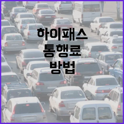 중고차 살 때 하이패스·통행료까지 확인하는 방법 - 요약