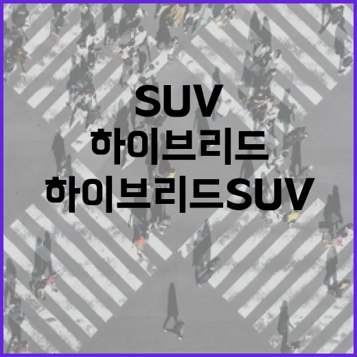 하이브리드SUV로 고속도로 비용 아끼려면 이렇게 계산하세요 - 요약