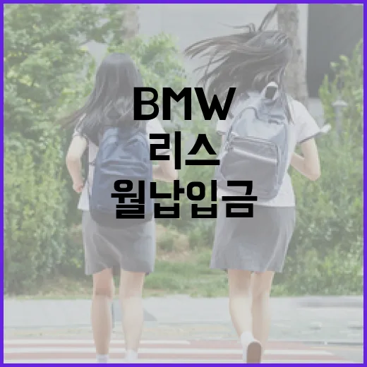 BMW리스 처음 비교하는 방법, 월 납입금보다 먼저 봐야 할 조건 - 요약
