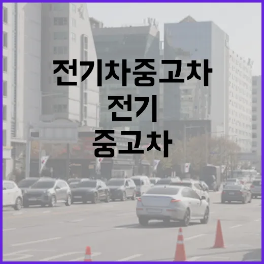 전기차중고차 사려면 이렇게 확인하세요: 배터리·충전비·하이패스까지 보는 방법 - 요약
