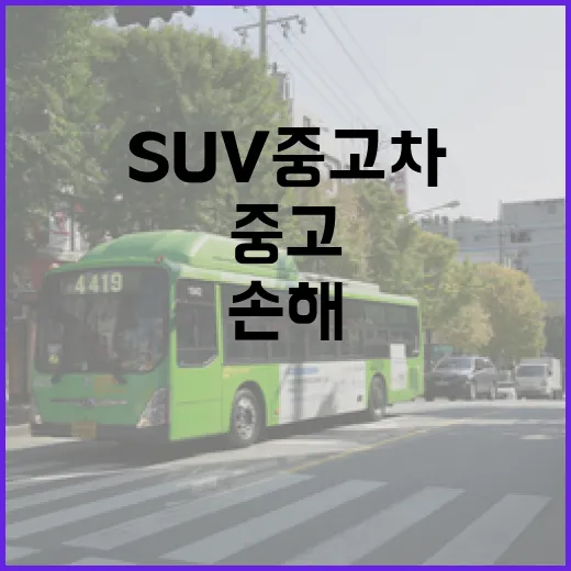SUV중고차 고를 때 손해 줄이는 방법, 시승 전에 꼭 보는 체크 순서 - 요약