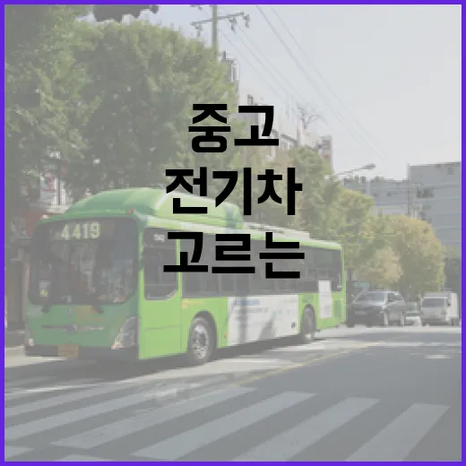 전기차중고 고르는 방법, 배터리부터 하이패스까지 이렇게 확인하세요 - 요약