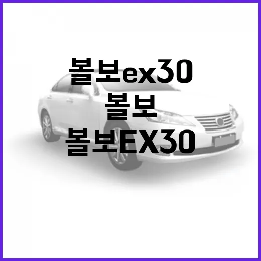 볼보 EX30 타려면 이렇게: 충전비·하이패스·주차 할인 챙기는 방법 - 요약