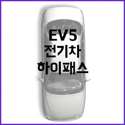 EV5 하이패스 전기차 할인 받으려면 이렇게 등록하면 됩니다 - 요약