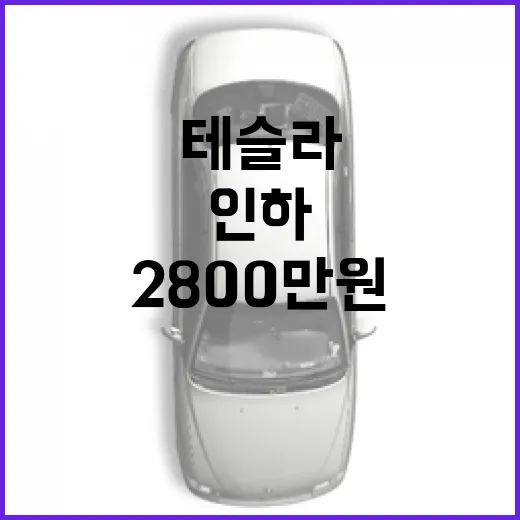 테슬라 2800만 원 인하 모델 보려면 가격표보다 먼저 확인할 것들 - 요약