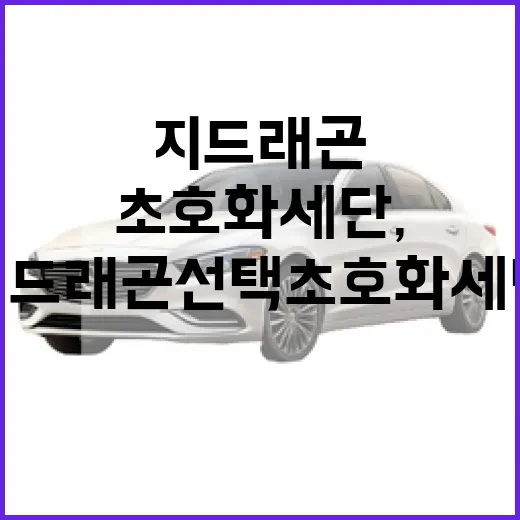 지드래곤 선택 초호화 세단, 유지비와 통행비까지 현실적으로 계산하는 방법 - 요약