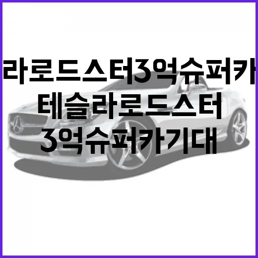 테슬라 로드스터 3억 슈퍼카 기대하려면 이렇게 계산하면 됩니다 - 요약