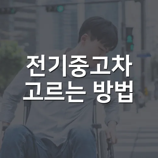 전기중고차 고르는 방법, 배터리부터 충전요금까지 이렇게 확인하면 덜 헤맵니다 - 요약