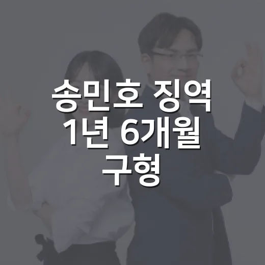 송민호 징역 1년 6개월 구형, 구형과 선고를 헷갈리지 않는 방법 - 요약