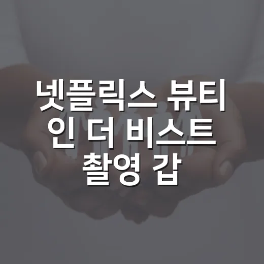 넷플릭스 뷰티 인 더 비스트 촬영 갑질 논란 확인하는 방법 - 요약