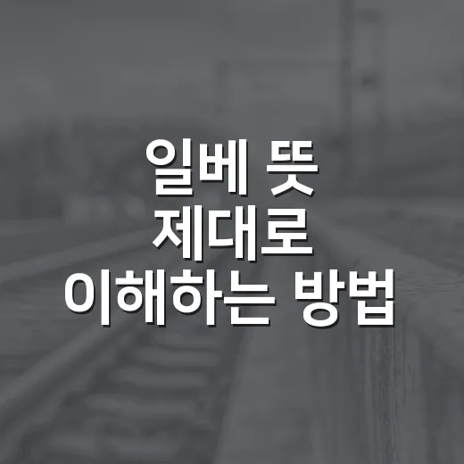 일베 뜻 제대로 이해하는 방법: 말뜻, 유래, 사용 시 주의점 - 요약