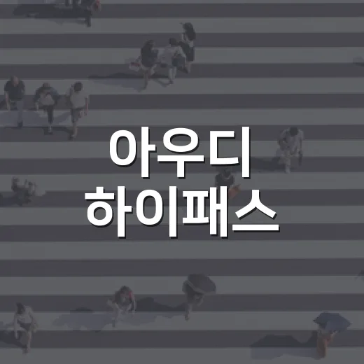 아우디 하이패스·교통카드 연동하려면 이렇게 챙기면 됩니다 - 요약