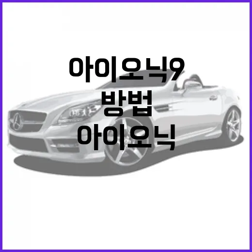아이오닉9을 최대한 활용하는 방법 - 요약