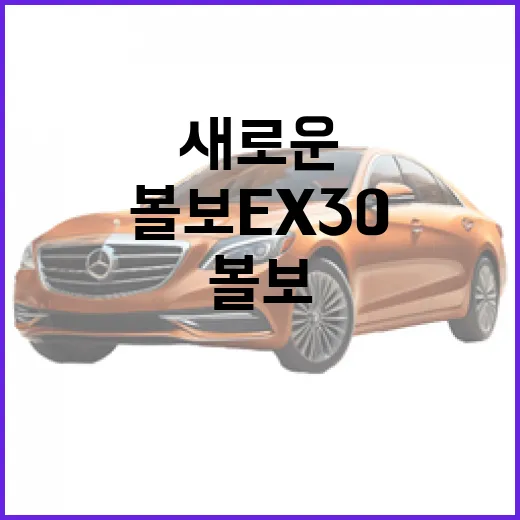 볼보 EX30을 알아보는 새로운 시각 - 요약