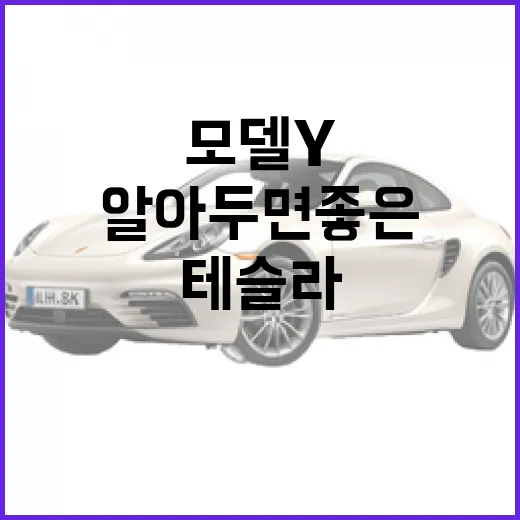 테슬라 모델Y, 알아두면 좋은 팁과 정보 - 요약