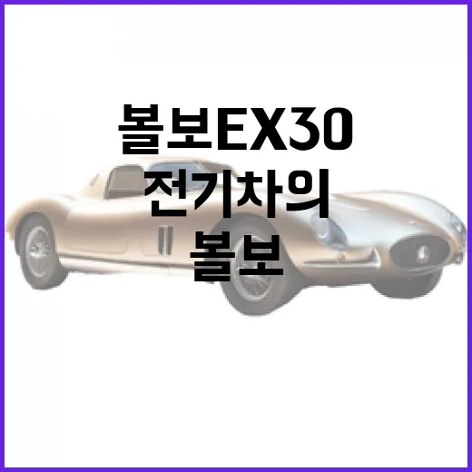 볼보 EX30: 미래형 전기차의 모든 것 - 요약