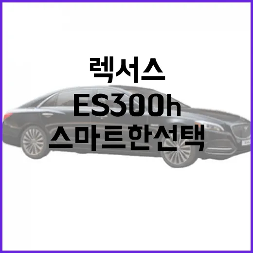 렉서스 ES300h의 매력과 스마트한 선택 방법 - 요약