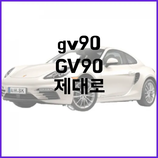 GV90을 제대로 활용하는 방법 - 요약