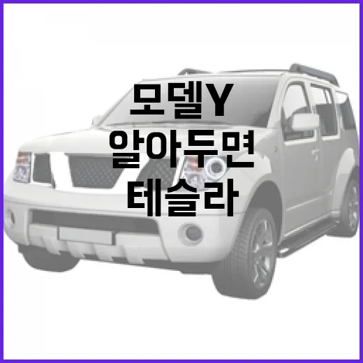 테슬라 모델Y: 알아두면 좋을 정보와 팁 - 요약