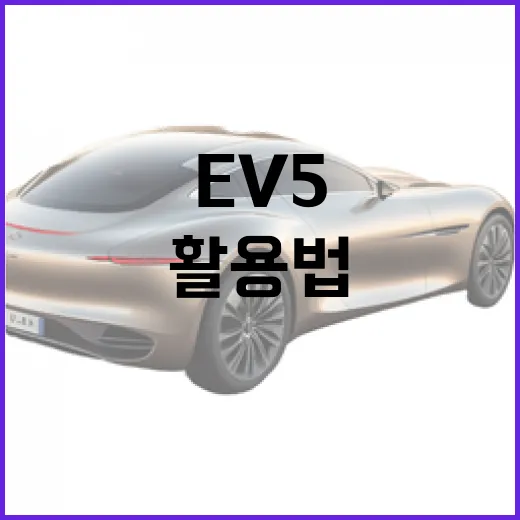 EV5의 매력과 활용법 - 요약