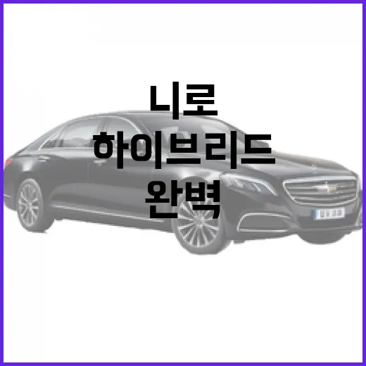 니로 하이브리드, 초보자를 위한 완벽 가이드 - 요약