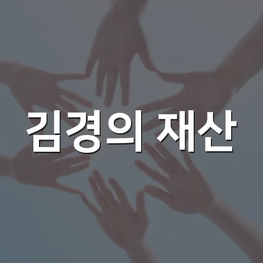 김경의 재산: 성공 비결과 자산 관리 방법 - 요약