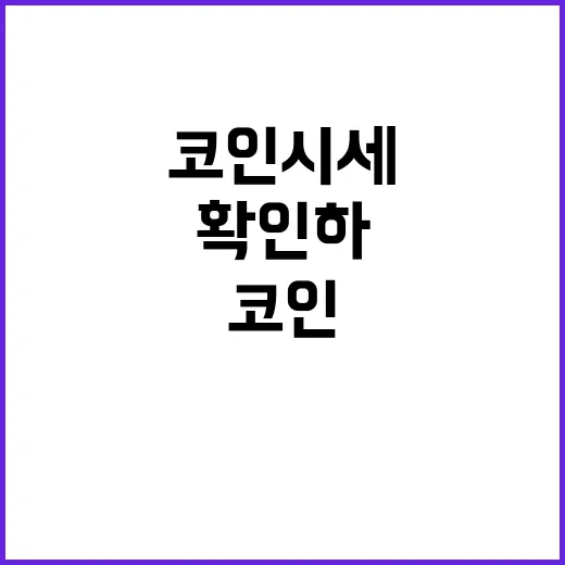 코인시세 볼 때 먼저 확인하는 5가지 숫자 - 요약