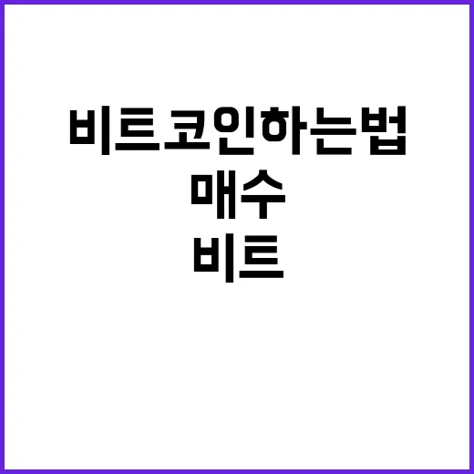 비트코인하는법 7단계: 매수 전 숫자로 확인할 것들 - 요약