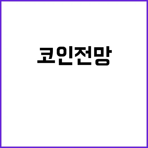 코인전망 볼 때 먼저 확인할 5가지 숫자 - 요약