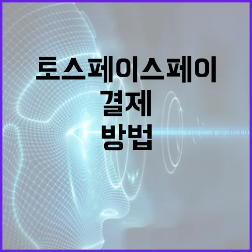 토스 페이스페이로 쉽고 안전하게 결제하는 방법 - 요약