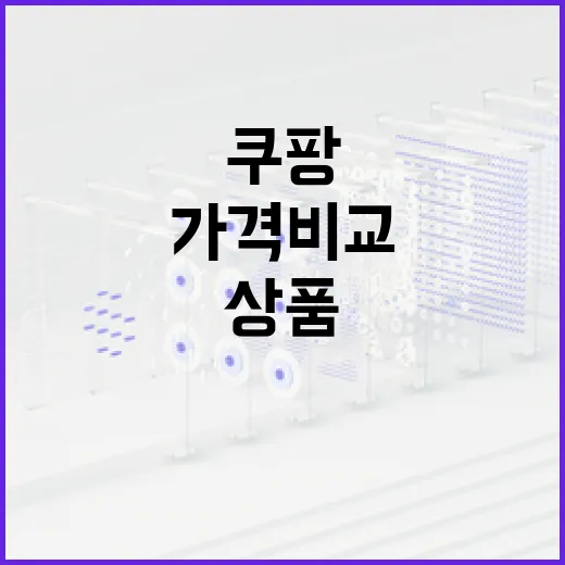쿠팡에서 필요한 상품 빠르게 찾고 가격 비교하는 방법 - 요약
