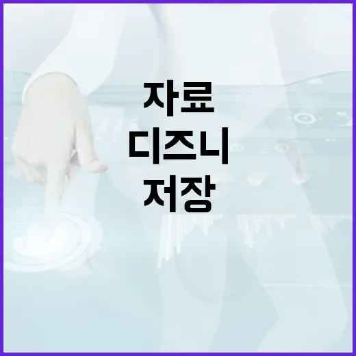 디즈니 자료를 찾고 저장하려면 이렇게 하면 편합니다
