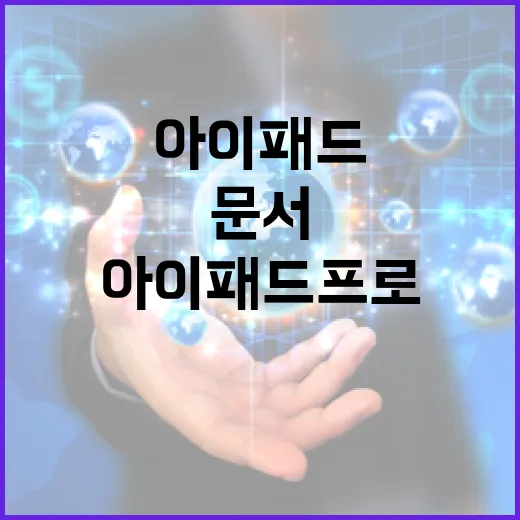 아이패드프로로 문서 작업 빠르게 끝내는 방법 - 요약