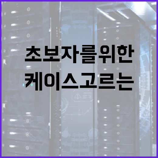 초보자를 위한 PC케이스 고르는 방법, 크기부터 쿨링까지 이렇게 보면 쉽습니다 - 요약