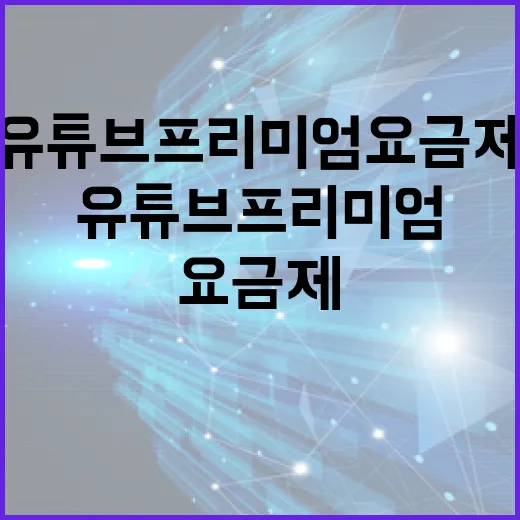 유튜브프리미엄요금제 고르려면 이렇게 확인하세요 - 요약
