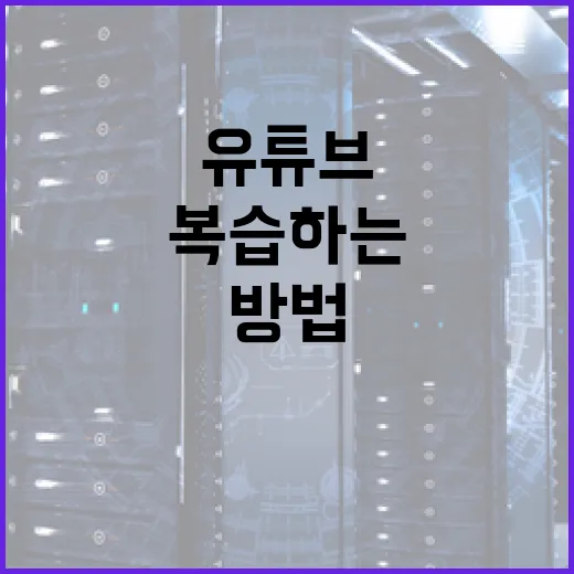 유튜브강의 효율적으로 저장하고 복습하는 방법 - 요약