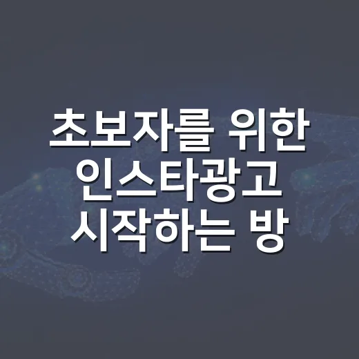 초보자를 위한 인스타광고 시작하는 방법, 예산부터 소재 점검까지 - 요약