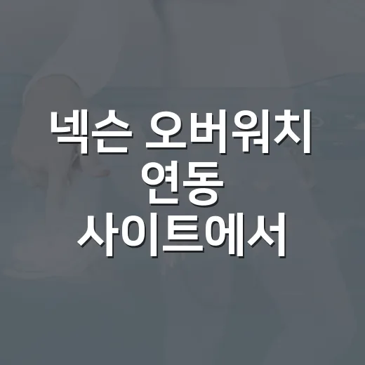 넥슨 오버워치 연동 사이트에서 계정 연결하는 방법 - 요약