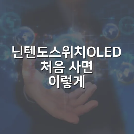 닌텐도스위치OLED 처음 사면 이렇게 설정하는 방법 - 요약