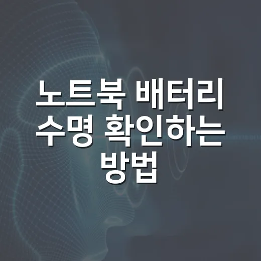 노트북 배터리 수명 확인하는 방법, 윈도우와 맥에서 바로 보는 기준 - 요약