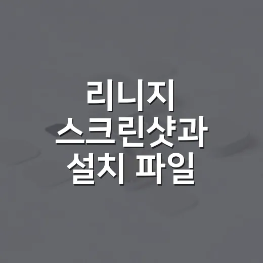 리니지 스크린샷과 설치 파일 깔끔하게 관리하는 방법 - 요약