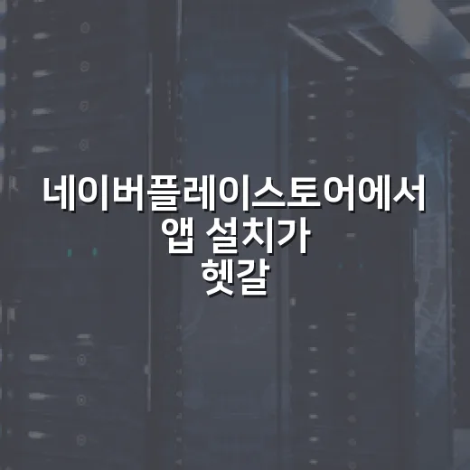 네이버플레이스토어에서 앱 설치가 헷갈릴 때 이렇게 찾는 방법 - 요약