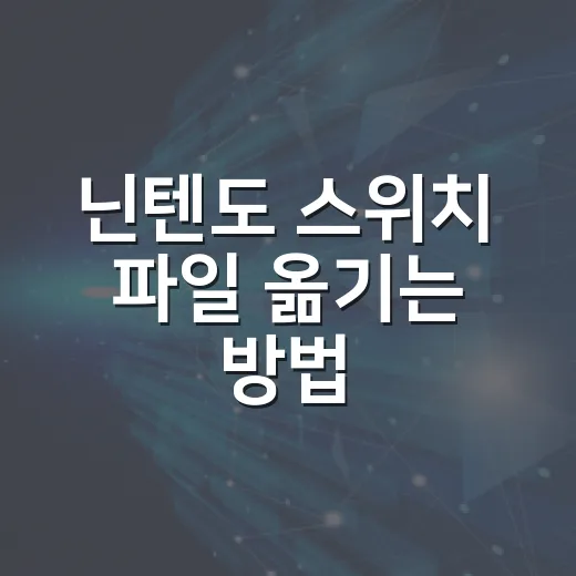 닌텐도 스위치 파일 옮기는 방법, 사진·영상 캡처를 깔끔하게 빼내려면 이렇게 - 요약