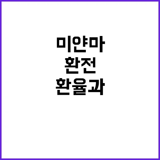 미얀마환율 확인하는 방법, 공식환율과 실제 환전가를 함께 보는 법 - 요약