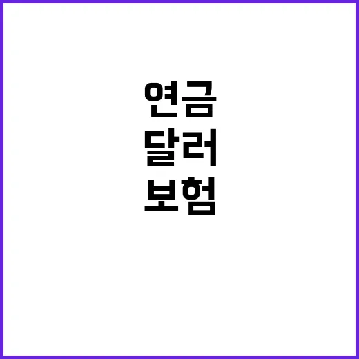 달러연금보험 시작하려면 이렇게 따져보세요 - 요약