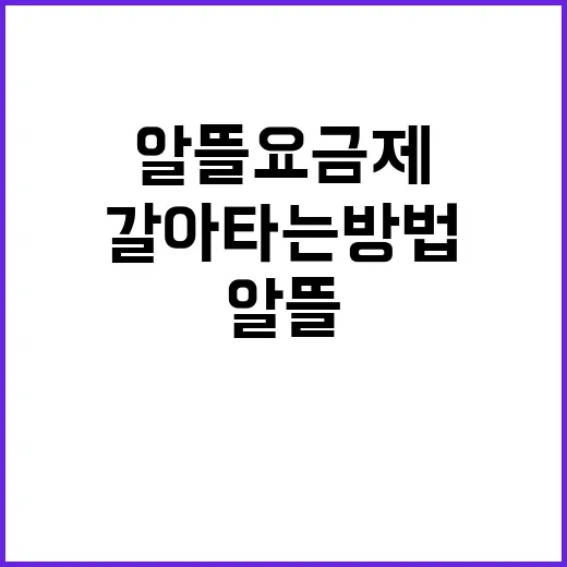 알뜰요금제 갈아타는 방법, 초보자는 이렇게 고르면 편합니다 - 요약