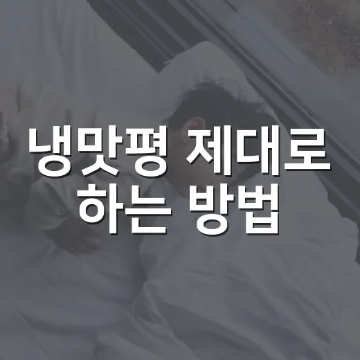 냉맛평 제대로 하는 방법, 냉면 한 그릇도 더 맛있게 고르는 기준 - 요약