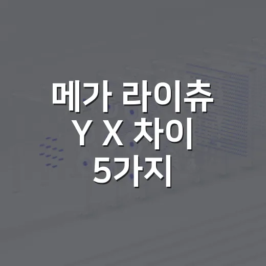 메가 라이츄 Y X…