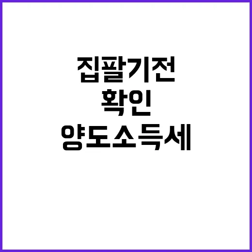 양도소득세계산기 쓰는 방법, 집 팔기 전에 숫자부터 확인하려면 이렇게 - 요약