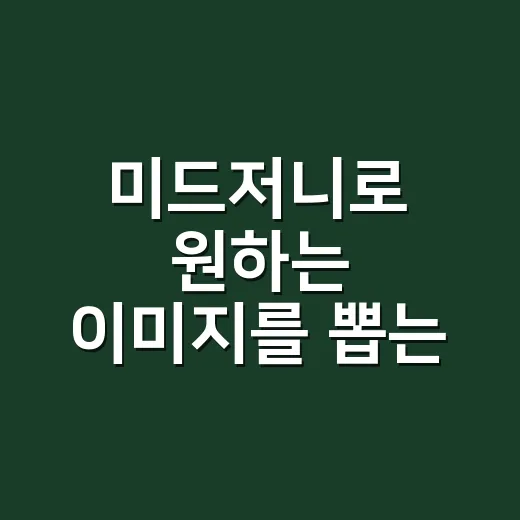 미드저니로 원하는 이미지를 뽑는 방법, 초보자는 이렇게 시작하면 편해요 - 요약